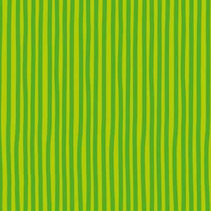 Könnte beinhalten: Ein nahtloses Muster aus abwechselnd grünen und lindgrünen vertikalen Streifen. Die Streifen sind leicht gewellt und erzeugen so eine strukturierte Optik.