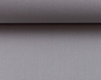 6,90 EUR/mètre coton uni gris clair, couleur 182, tissu drapeau chiné, tissu tissé