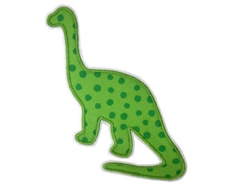 Dino Langhals Aufnäherfür Kinder, Applikation für Kinder Schultüte Patch