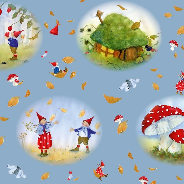 acufactum fabric Daniela Drescher Brausewind, woven cotton. Children's fabric