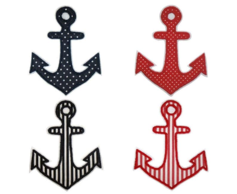 5.99 EUR/piece anchor patch, applique patch image 1