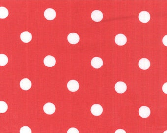18,90 EUR/m Westfalenstoffe rot weiße Punkte Capri Webware Baumwolle
