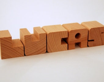 Lettere in legno LUCAS 5 Piece (personalizzabile)