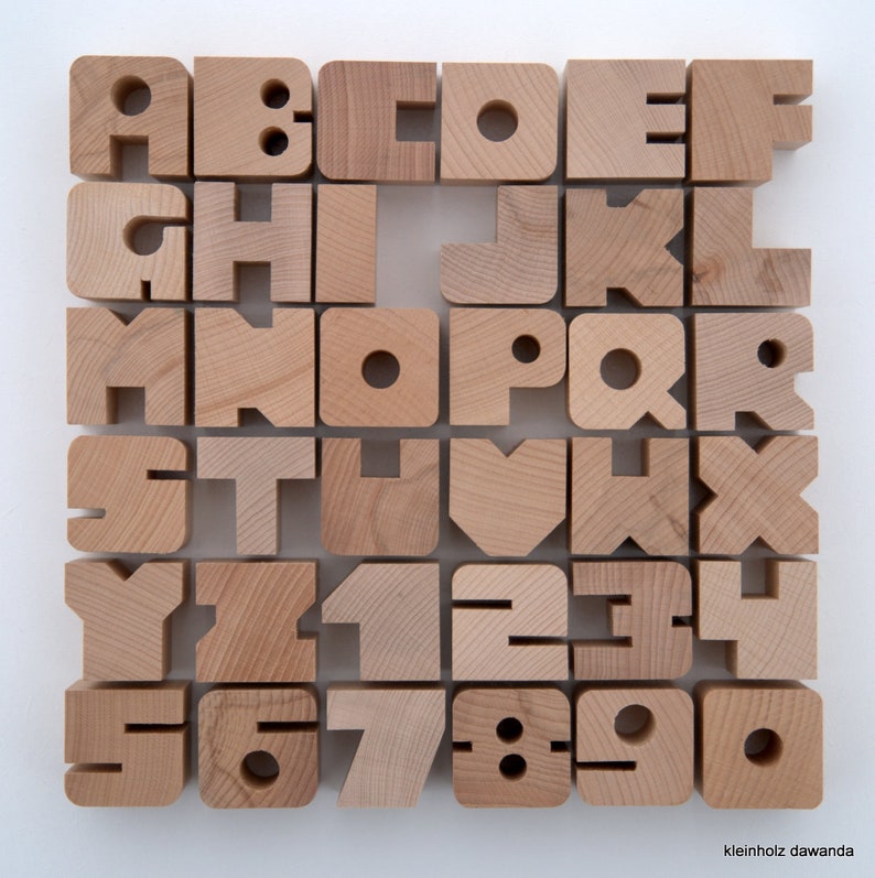 5 wooden letters of your choice image 2