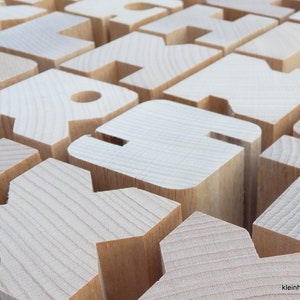 5 wooden letters of your choice