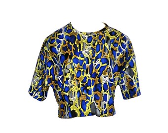 SnakeSkin Crop Tee Shirt