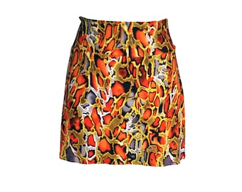Piel de serpiente Minifalda