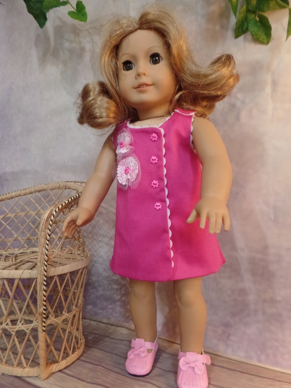 american girl pink dress
