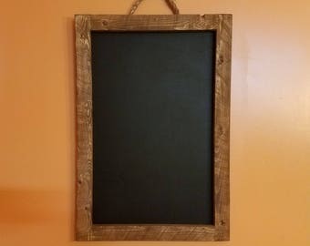 Rustic Home Decor, chalkboard  16  x 24,  rustic chalkboard,  chalkboard sign, menu board, black board, message board, gift, Farmhouse decor