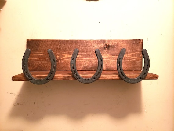 Rustic Shelf,  Horseshoe shelf, Rustic Bath Shelf,  Home Decor,  Bath Decor, Farmhouse Decor, Shelf, Western Decor, housewarming gift