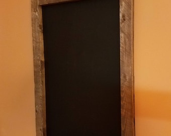 Chalkboard, menu board, Rustic Home Decor, 16  x 24,  rustic chalkboard,  chalkboard sign, black board, message board, gift, Farmhouse decor