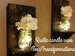 Rustic Home Decor, Mason Jar Decor, Sconces, Rustic Wall Decor, Set of 2, Housewarming Gift, Firefly lights,  Farmhouse decor 