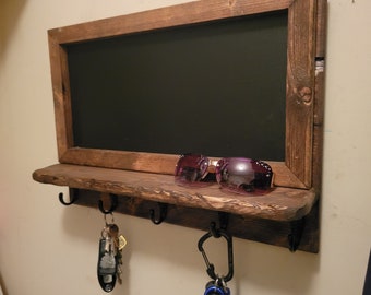 Llavero de pizarra, llavero rústico, pizarra, decoración rústica para el hogar, decoración de granja, regalo para el hogar, decoración rústica, tablero de mensajes, regalo