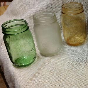 Rustic Candle Holder, Set of 2, Rustic Candles, Home Decor, Mason Jar ...