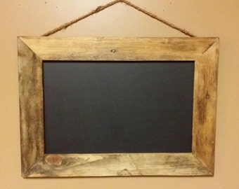Rustic Home Decor,  Chalkboard  21 x 16,  Menu board, Kitchen Chalboard, black board, Wall hanging, Farmhouse decor, message board