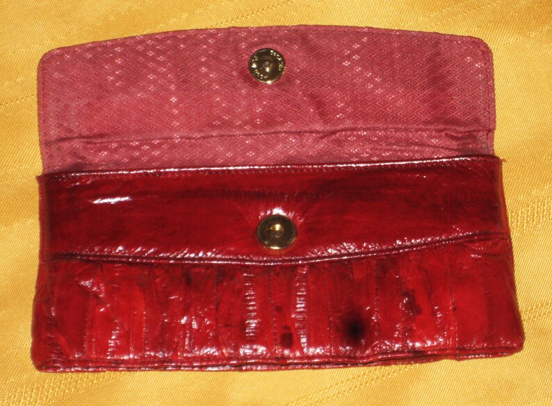 lee sands eel skin coin purse