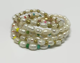 Freshwater Pearl Beaded Bracelet