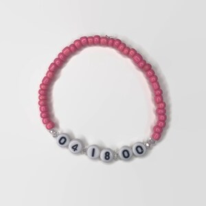 Date Bracelet / Custom Date Jewelry / Birthday Bracelet / Anniversary Bracelet / Personalized Date Jewelry