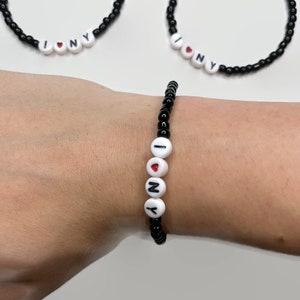 I&lt;3NY Bracelet / New York City Bracelet / Big Apple Bracelet / NYC Gift / I love New York / I love NY