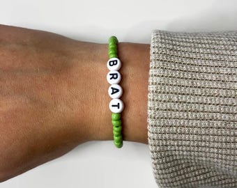 Brat Bracelet - Personalized Beaded Word Bracelet