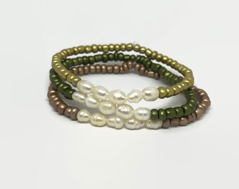 Freshwater Pearl Beaded Bracelet