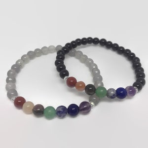 Chakra Bracelet / Gemstone Bracelet / 7 Chakras / Gemstone Therapy / Energy Bracelet / Yoga Bracelet / Healing Bracelet