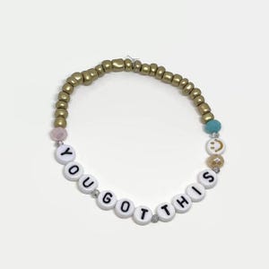 You Got This Beaded Bracelet