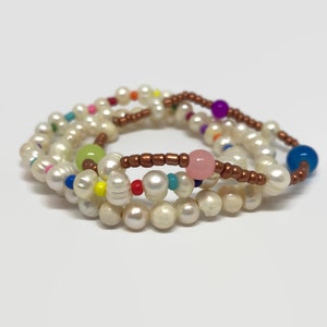 Freshwater Pearl Beaded Bracelet