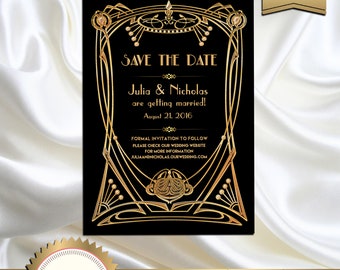 gatsby save the date