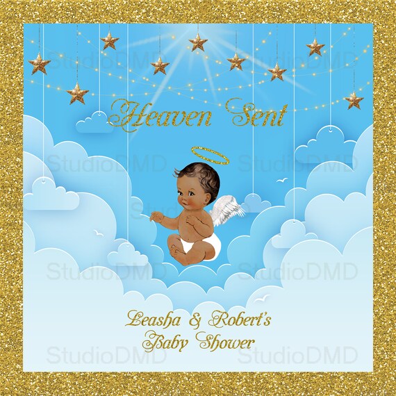 Heaven sent baby hotsell shower for boy