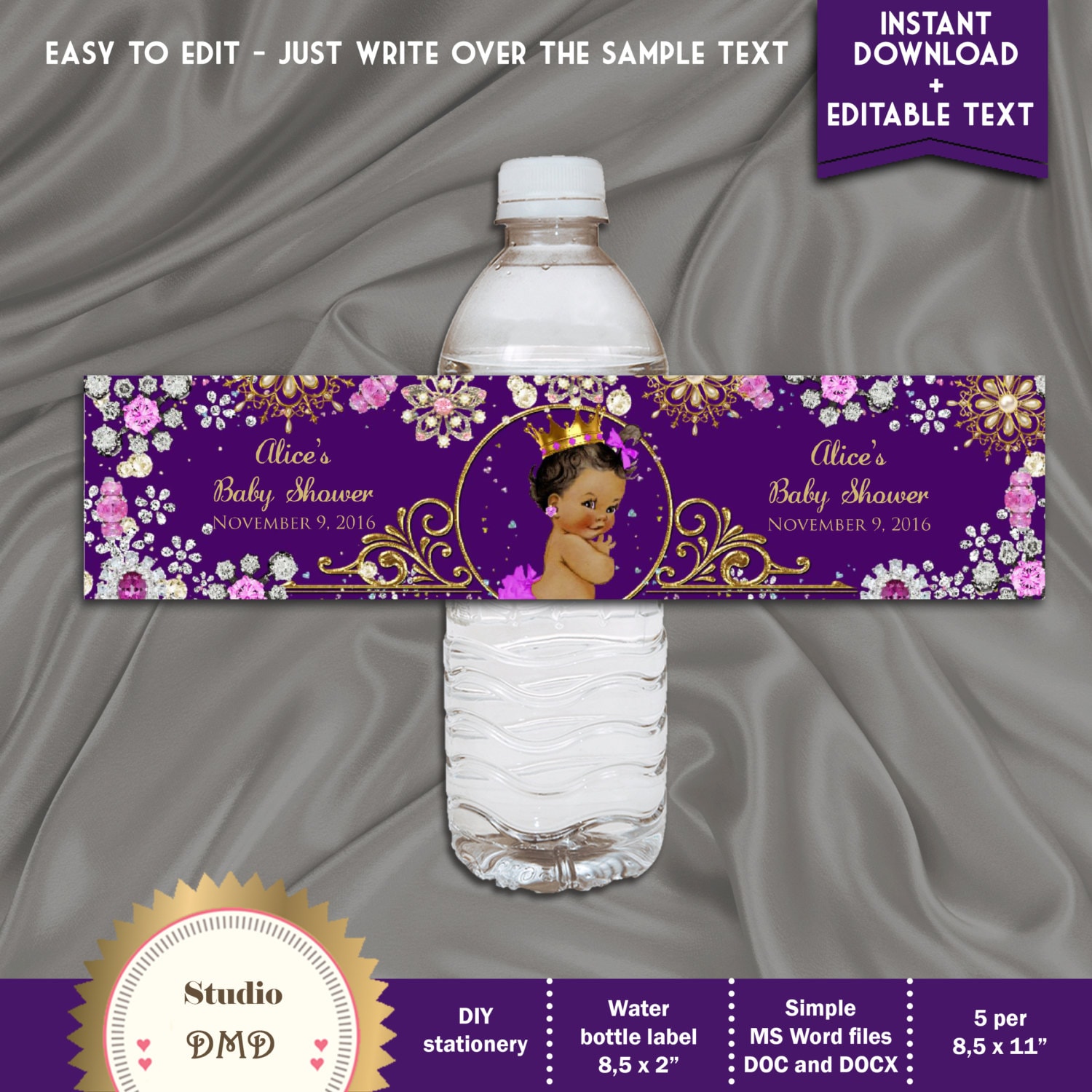 Free Printable Baby Shower Water Bottle Labels 30 Baby Shower Water 