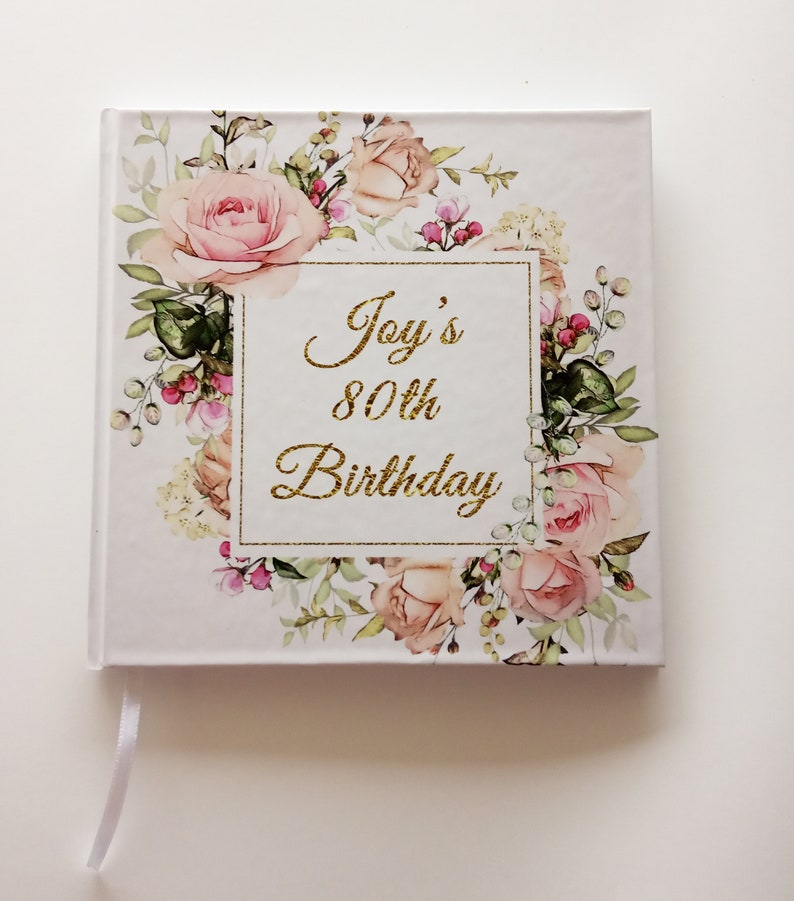 50th Birthday Guest Book Alternative Birthday Guest Book or Etsy