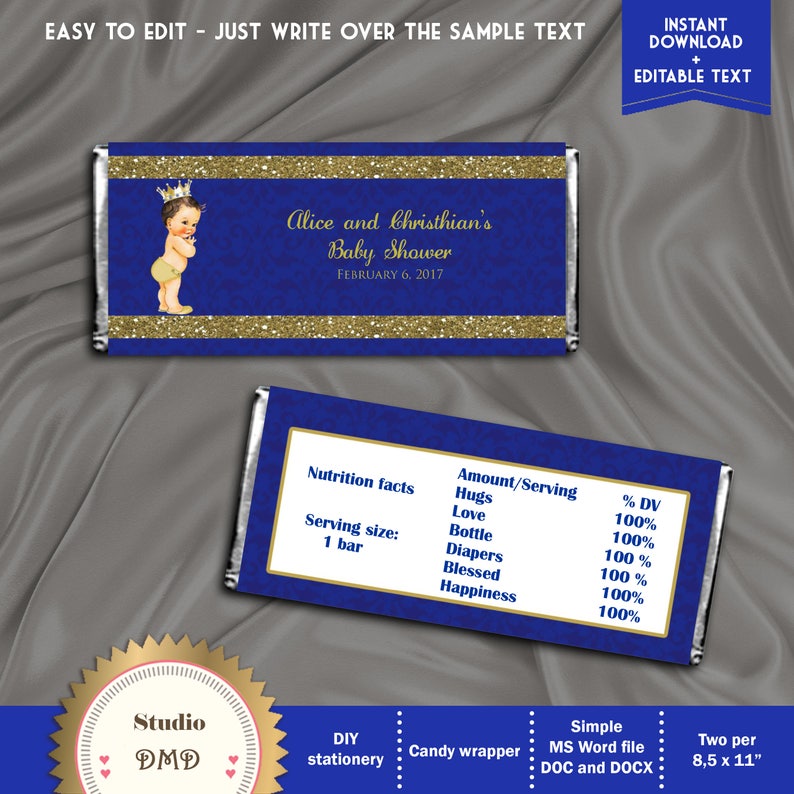 Word candy bar wrapper template horedspre