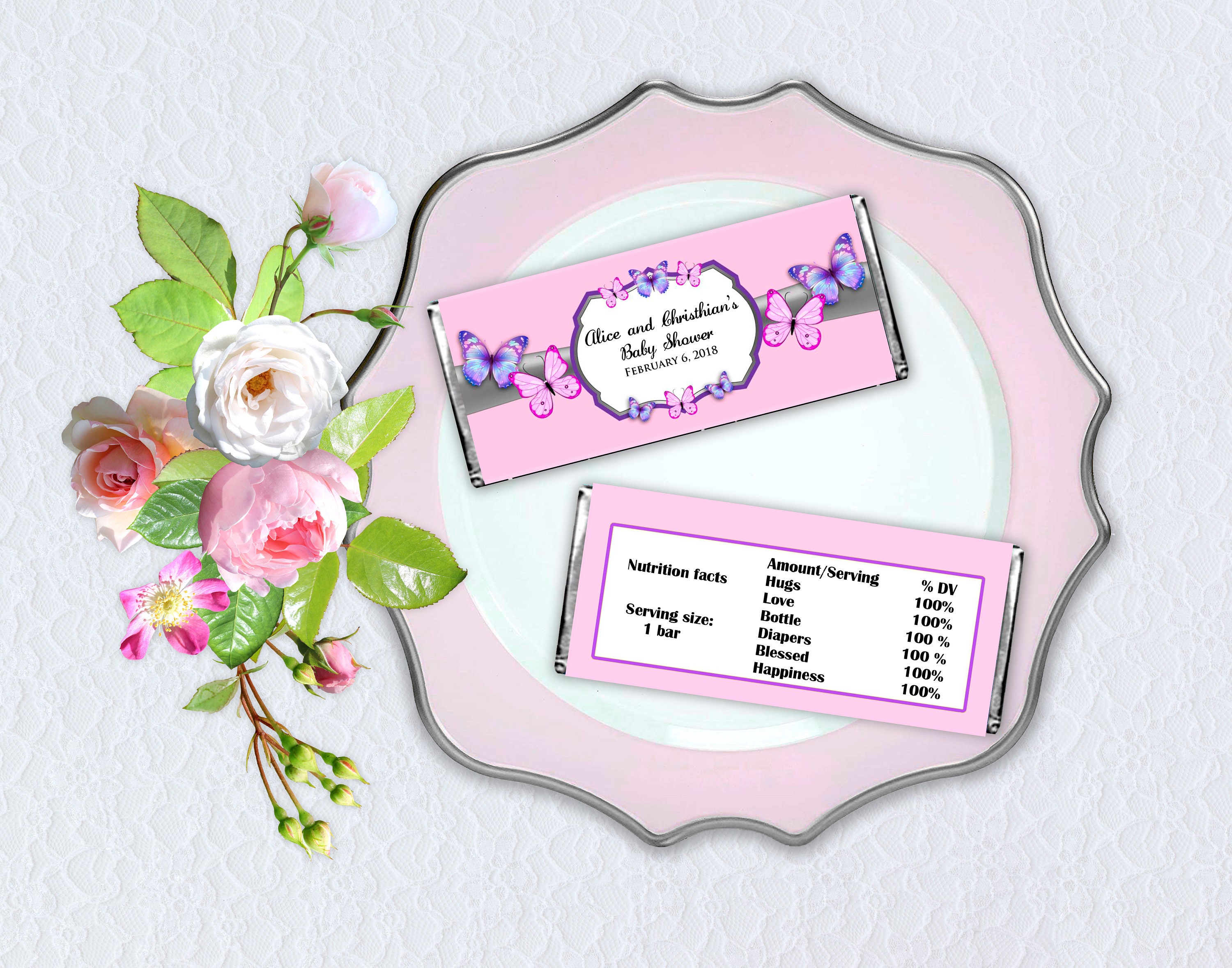 Printable Candy Bar Wrapper Hershey's Chocolate Wrapper | Etsy