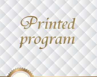 Professionally Printed Program