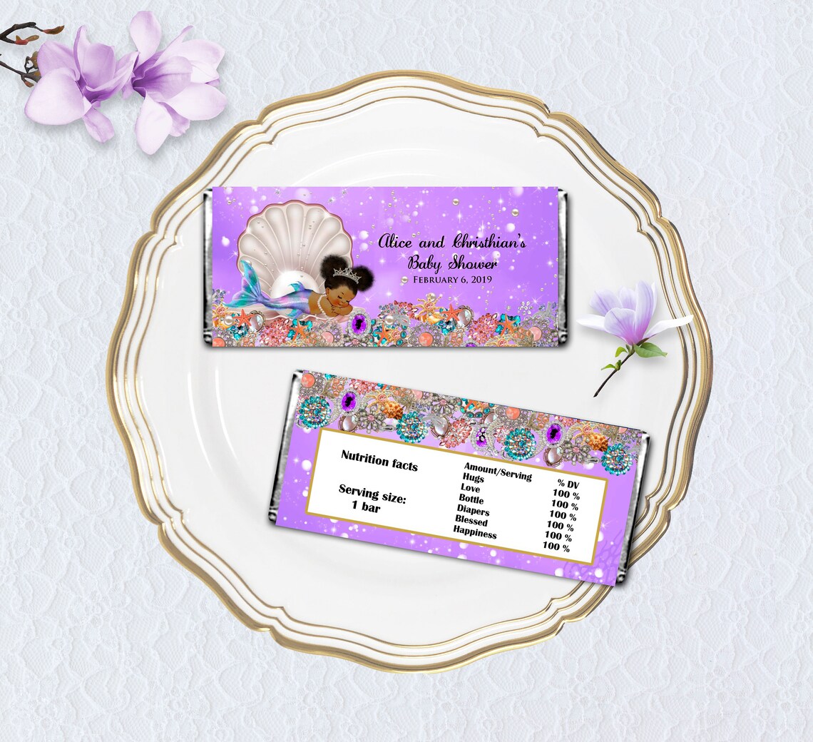 Printable Candy Bar Wrapper Hershey's Chocolate Wrapper | Etsy