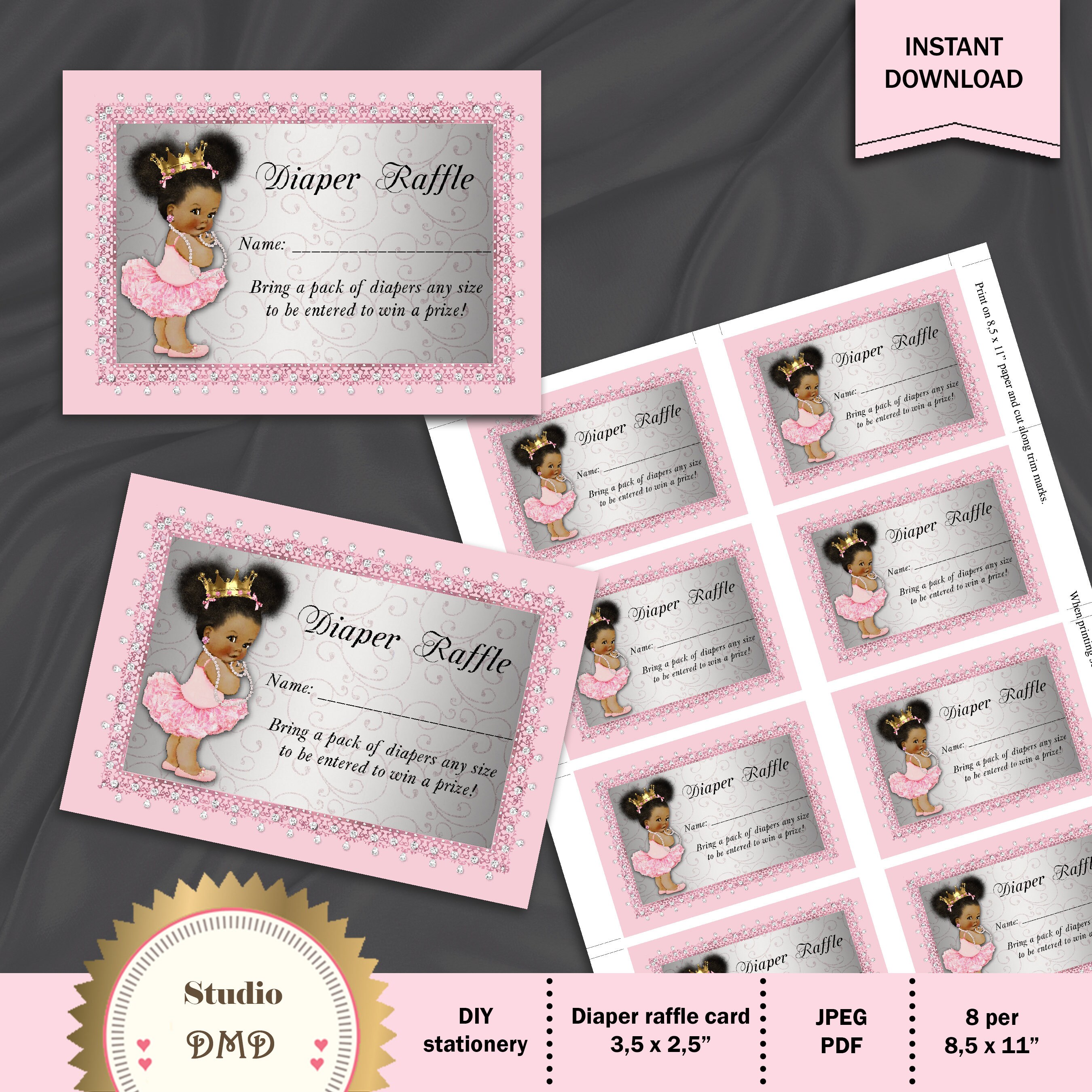 printable diaper raffle cards diaper raffle card little etsy raffle cards