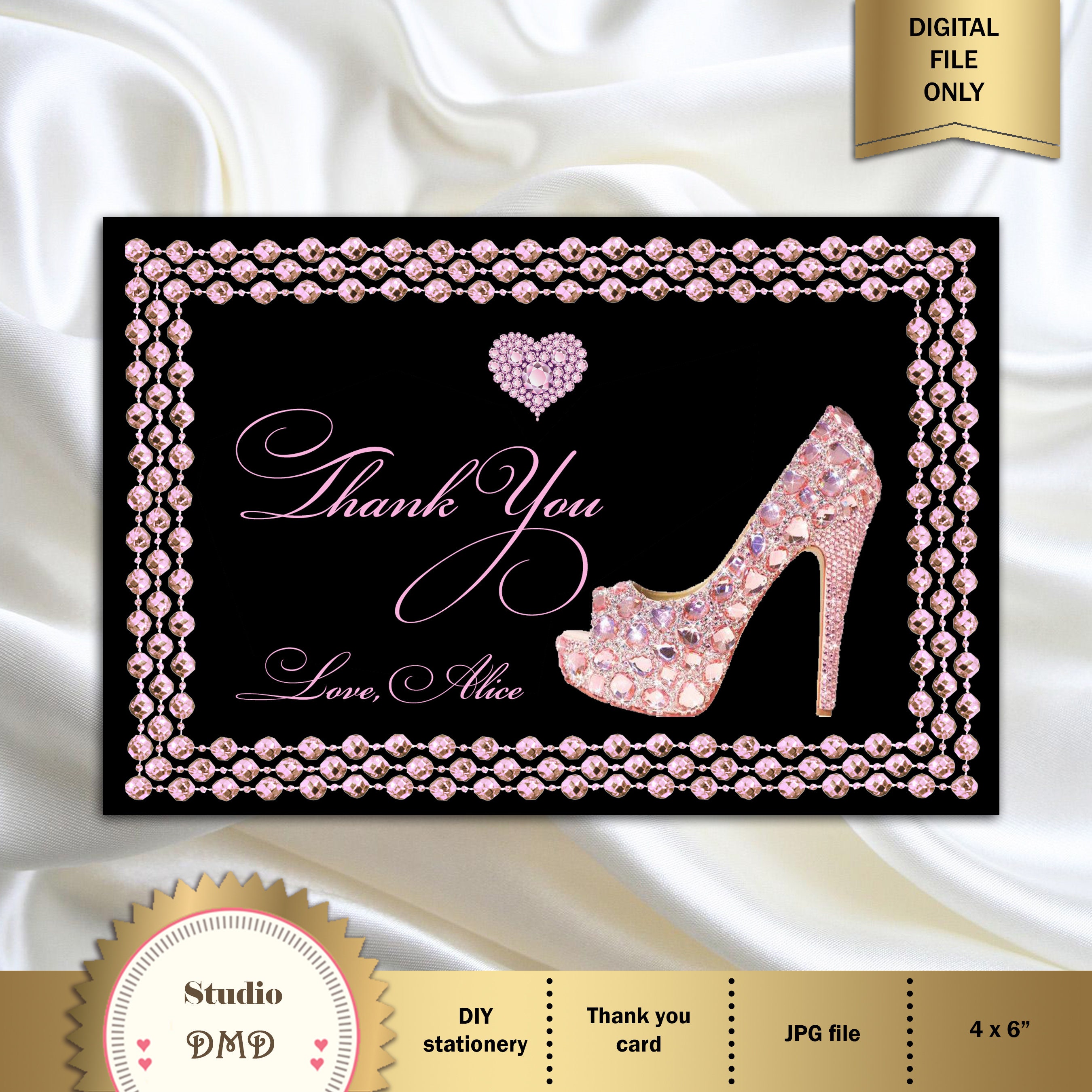 Shoe Thank You Cards - Etsy