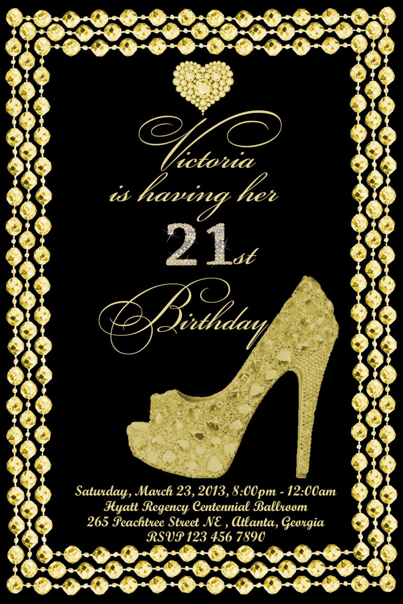 Birthday Invitation Adult Birthday Party Invitation - Etsy