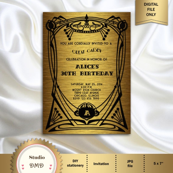 great gatsby style art