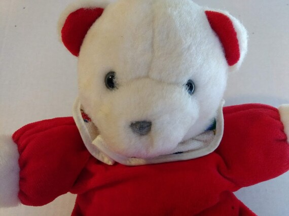 tiny treasures knitted bear comforter