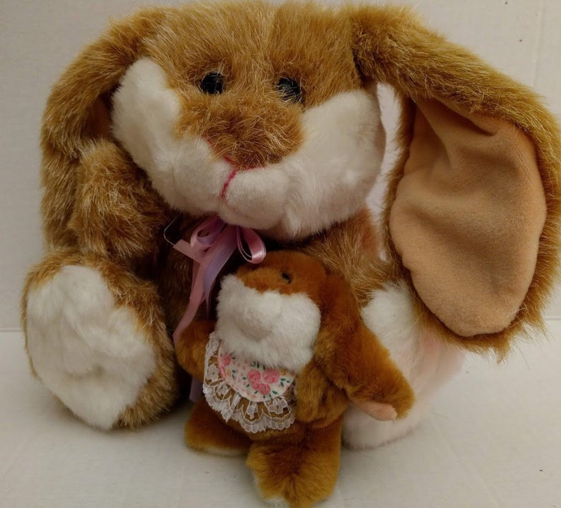 mommy and baby stuffed animals