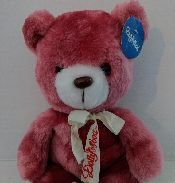 vintage pink teddy bear