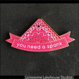 Hanky Code - Rose - Fessée