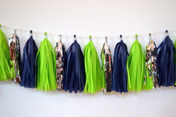 Seattle Seahawks Party Decoration Football Garland Etsy