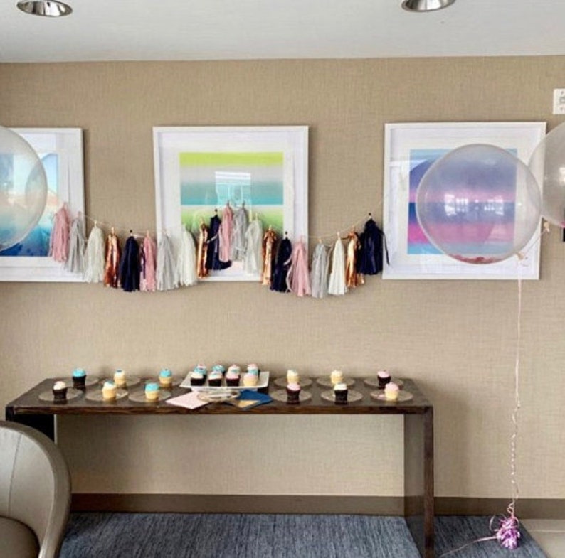 Dorm room wall decor rose gold tassel garland dorm room Etsy