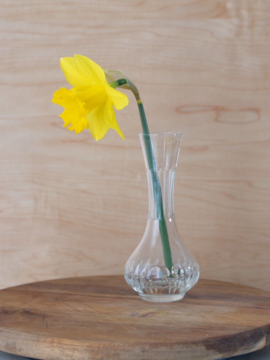 Small Cut Crystal Bud Vase Etsy