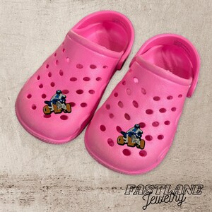 Breloques Croc Motocross Yamaha - Charm Pour Chaussures Enfant Sport