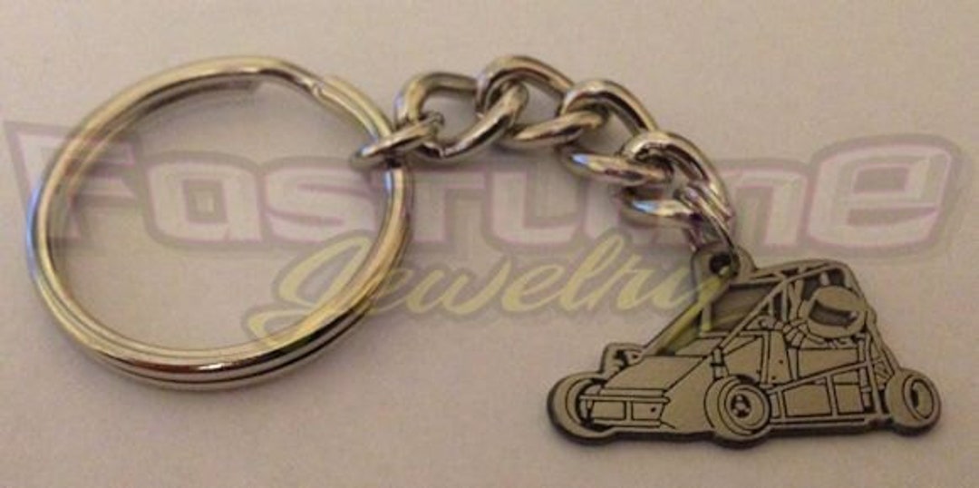 Mid Ohio Raceway Keychain Quarter Midget Charm Keychain- Racing Jewelry by Fastlane Jewelry ...