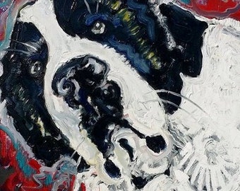 Custom Pet Portrait by Matt Pecson CUSTOM Dog Painting Custom Cat Painting Personalized Gift for Men Gift for Women